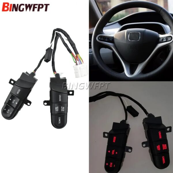 Botão Controle Volante  para Honda City Fit Civic  piloto Automatico