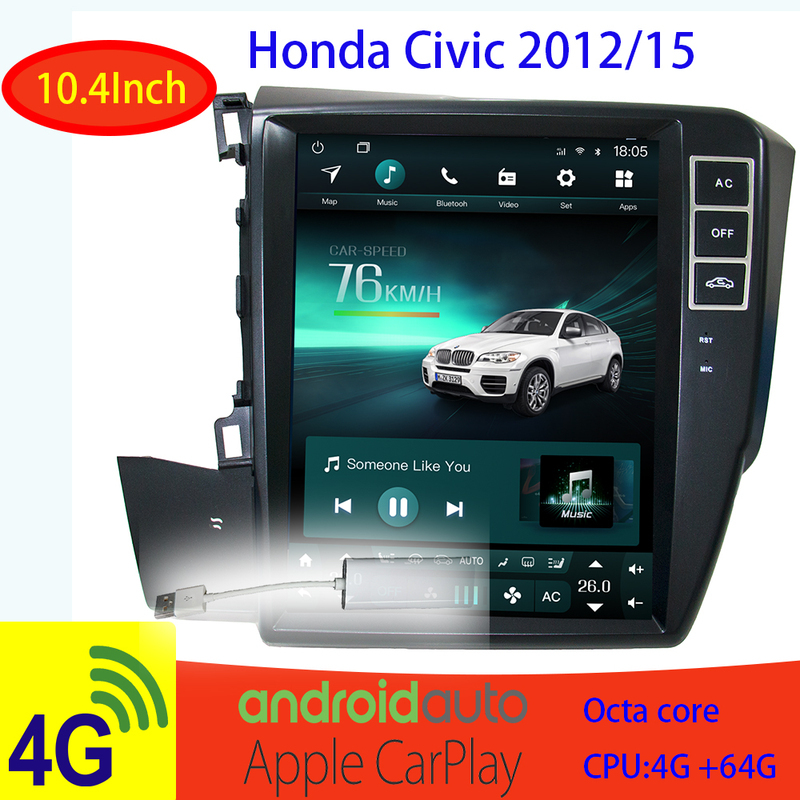 Multimídia acima de 2012 tela grande 2 Civic g9