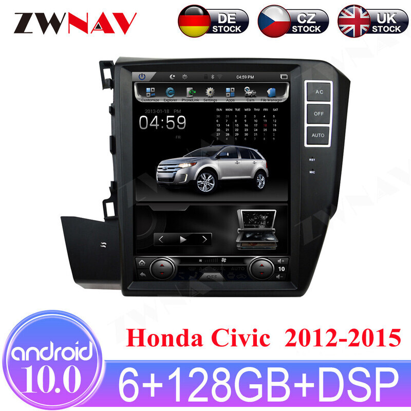 Multimídia acima de 2012 tela grande 4 Civic g9