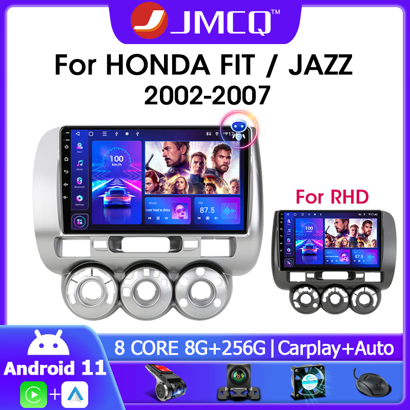 Central multimídia Honda Fit 10 polegadas 4 2004/08