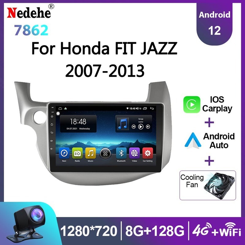 Central multimídia Honda Fit 10 polegadas 2009/14