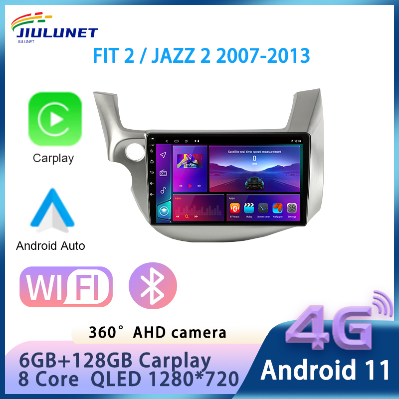 Central multimídia Honda Fit 2009/14 câmera 360