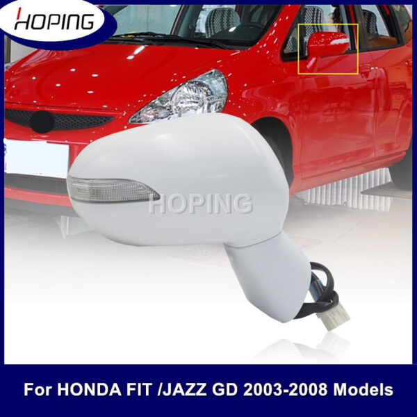 Retrovisor Honda Fit 2004/08 regulagem e repetidor de seta