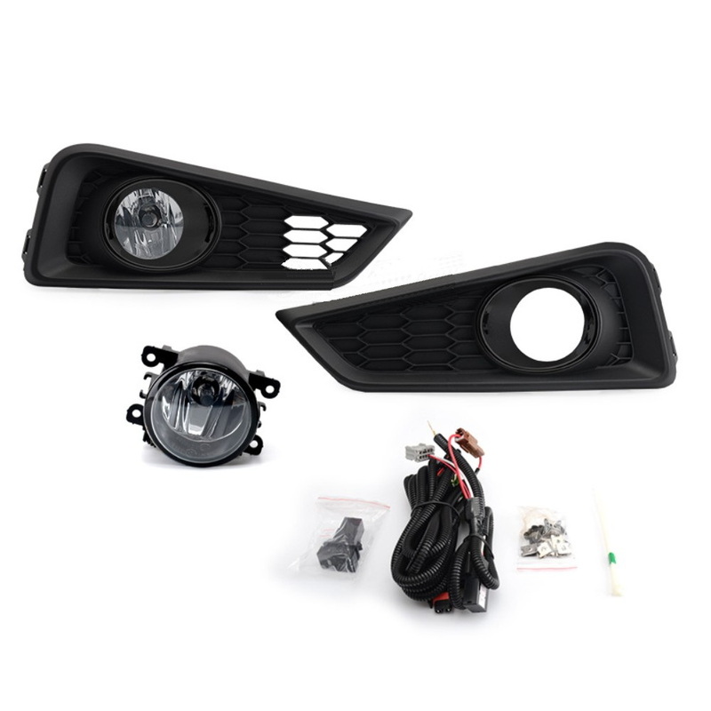 Farol de neblina acima de Honda City 2015 com moldura