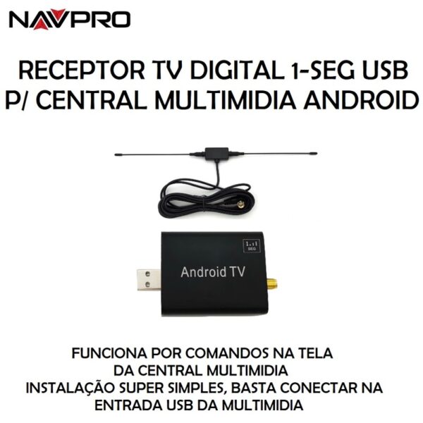 Tv digital para central multimídia android