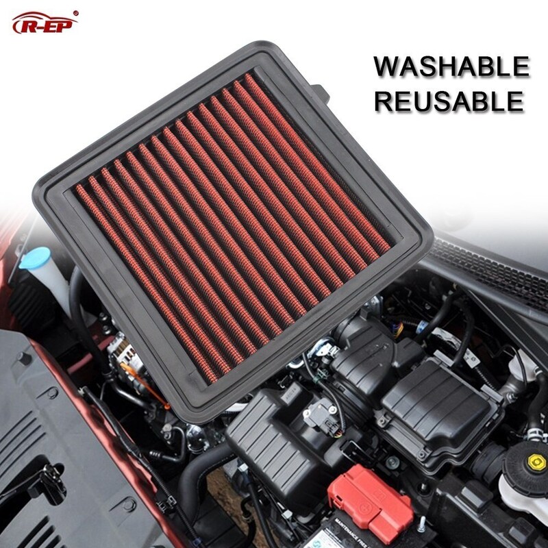 Filtro esportivo lavável interno Honda City e Fit 2009 a 14