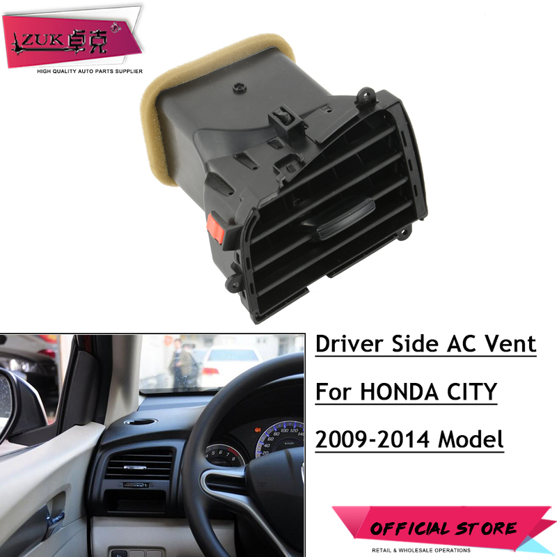 Defletor de ar condicionado esquerdo 2 Honda City 2009/14