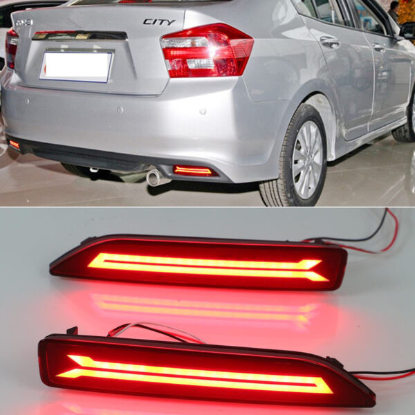 Luz de nevoeiro para-choque traseiro Honda City 2014/2013 2
