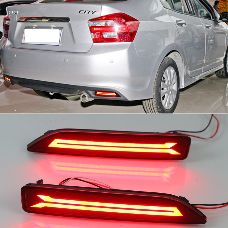 Luz de nevoeiro para-choque traseiro Honda City 2014/2013 2