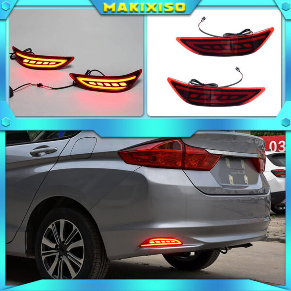 Luz de nevoeiro para-choque traseiro Honda City 2015
