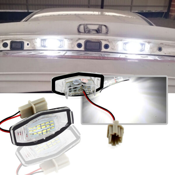 Lanterna de placa em LED Honda City Civic