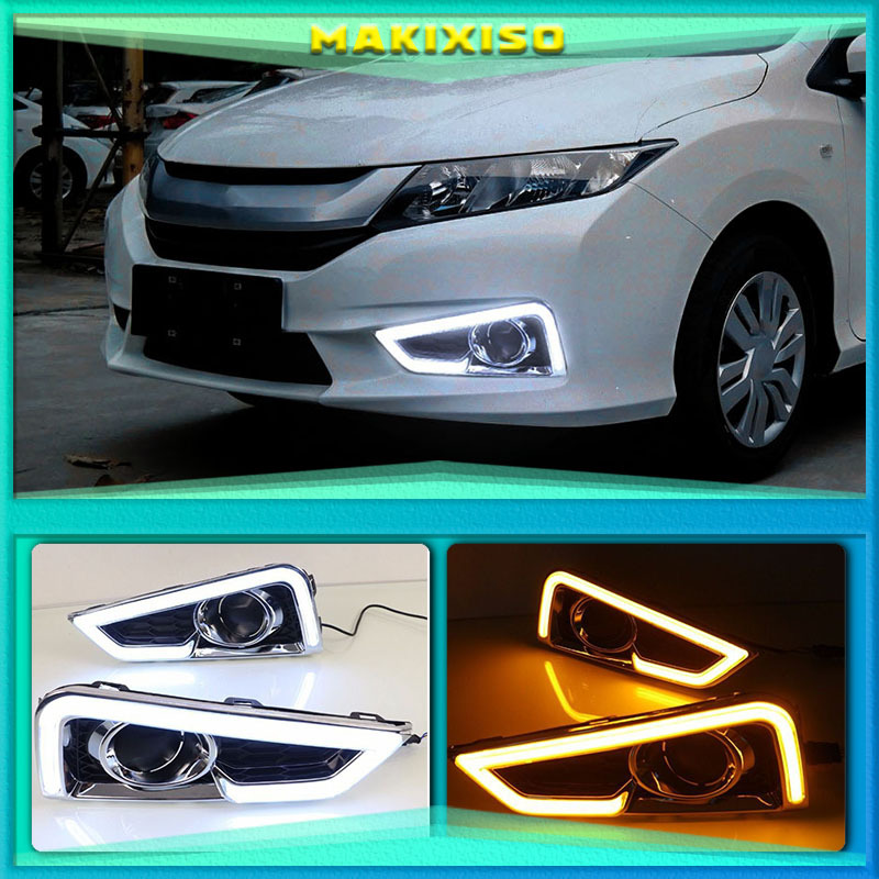 DRL para farol de neblina Honda City 2015 em diante