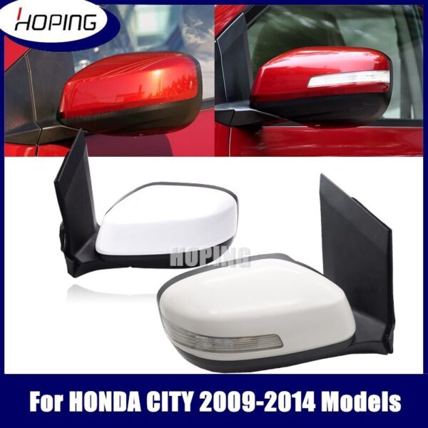 Retrovisor elétrico 3 5 e 7 pinos Honda City 2009/14