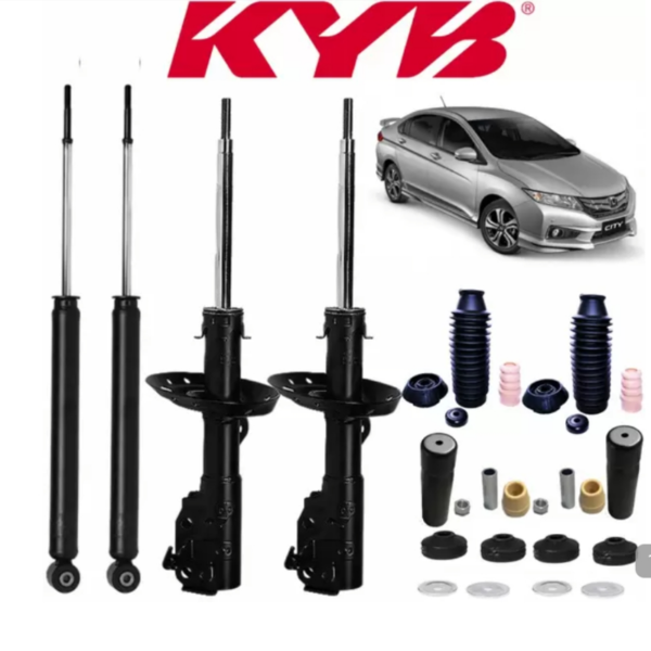 Kit 4 amortecedor Honda City Fit 2009/14