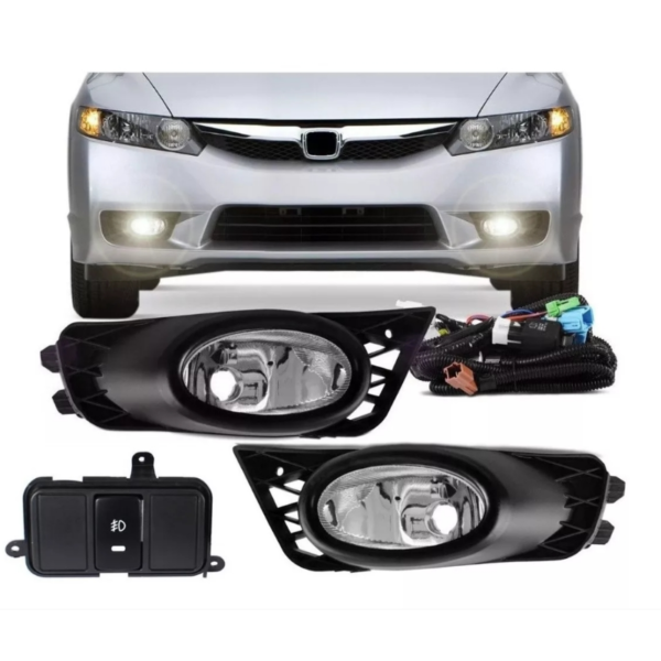 Kit farol de neblina Honda New Civic 2010/11