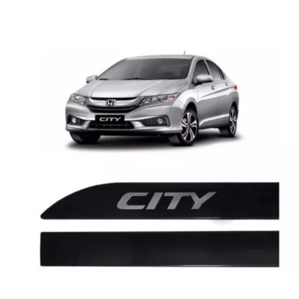 Friso lateral Honda City 2015+ preto cristal