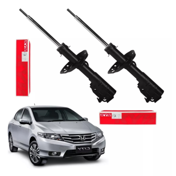 Par de amortecedor dianteiro kayaba Honda City