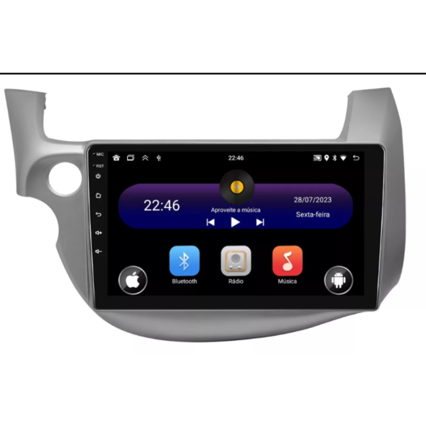 Central Multimidia Fit 9/14 Android 13 2gb 32gb Carplay 10p