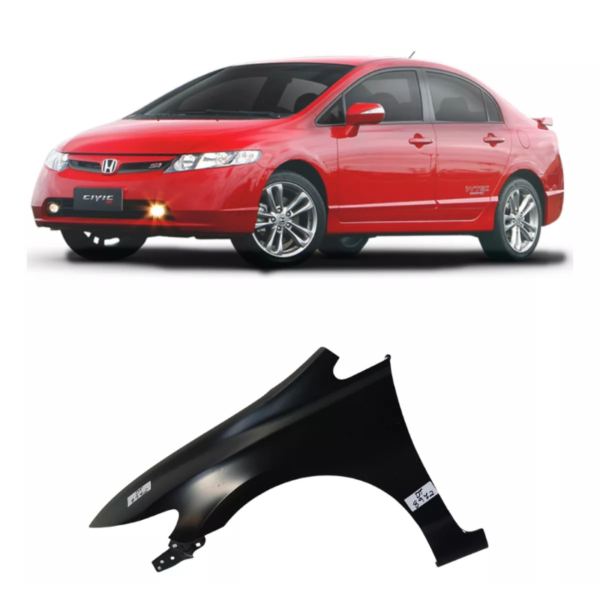 Paralama Dianteiro Esquerdo Honda Civic 2007 A 2012