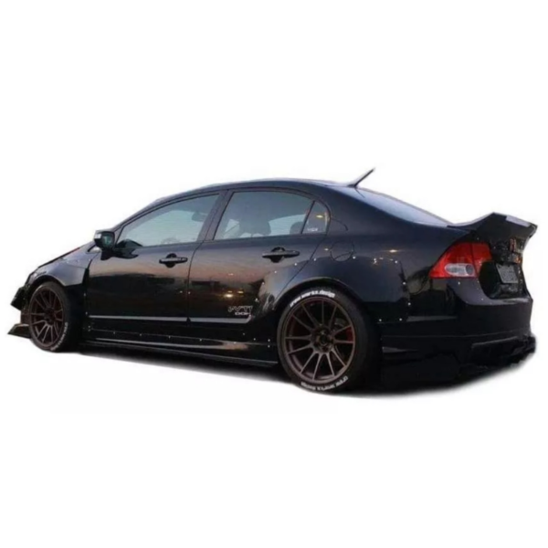 Kit Aerodinâmico (widebody Kit) Cwd Para Honda Civic 8th Gen