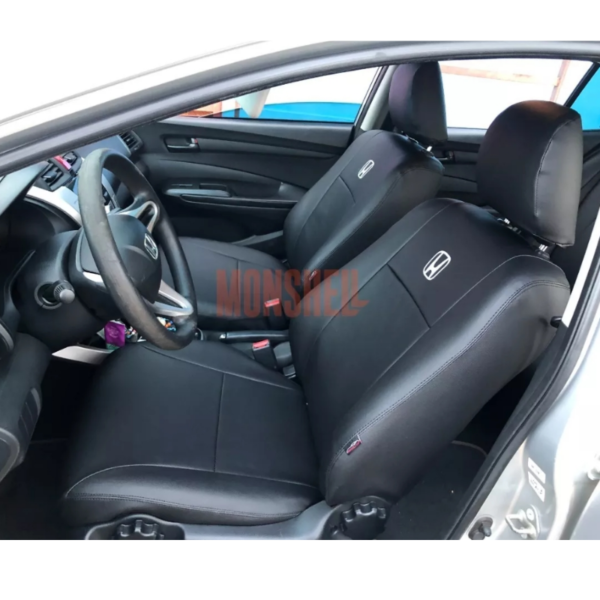 Capas Banco Automotivo Carro Couro P/ Honda City 2010 A 2014