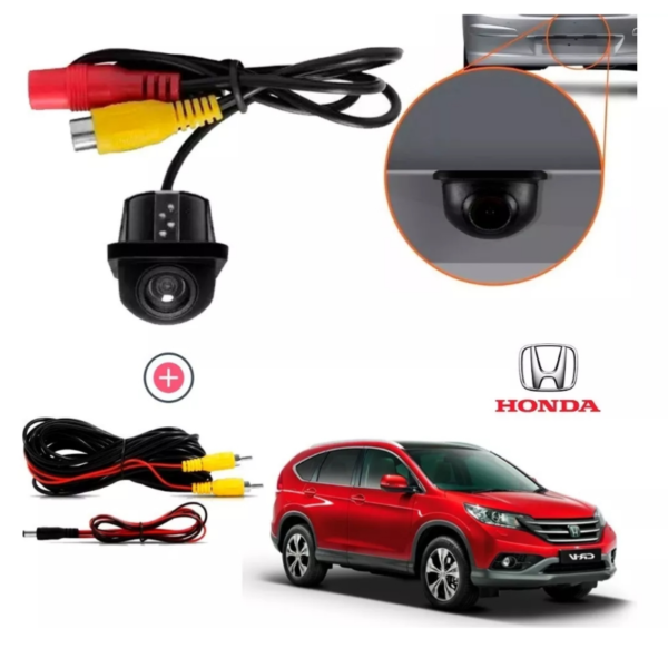 Câmera De Ré Hd Honda Crv 2012 2013 2014 2015 2016 2017