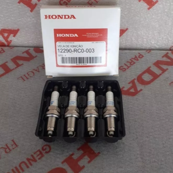 Vela De Ignição Honda Fit E City 2009 2014 Original  Izfr6k1