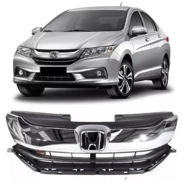 Grade Honda City 2015 2016 Completa Com Emblema