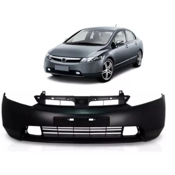 Parachoque Honda New Civic 2007 2008 C/ Ressalto C/furo