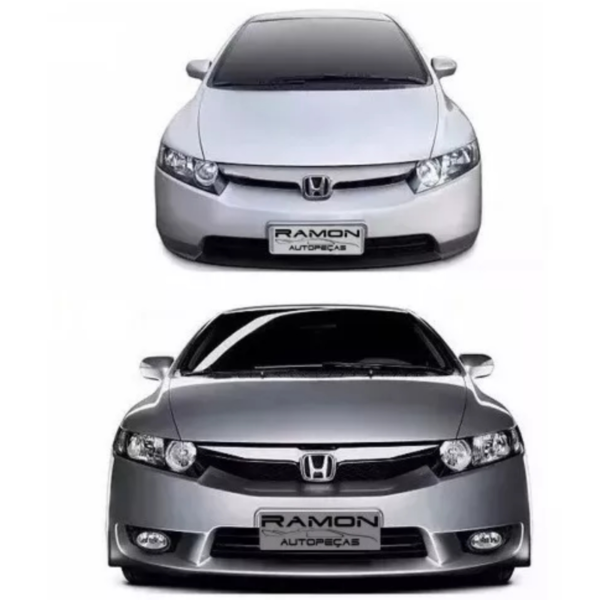 Transformação Parachoque New Civic 2009 2010 2011 Kit