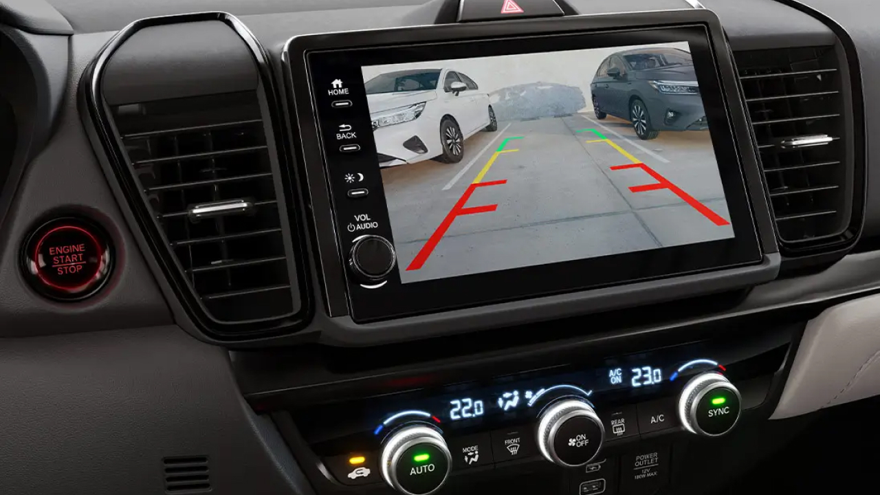 câmera frontal Honda City 2010