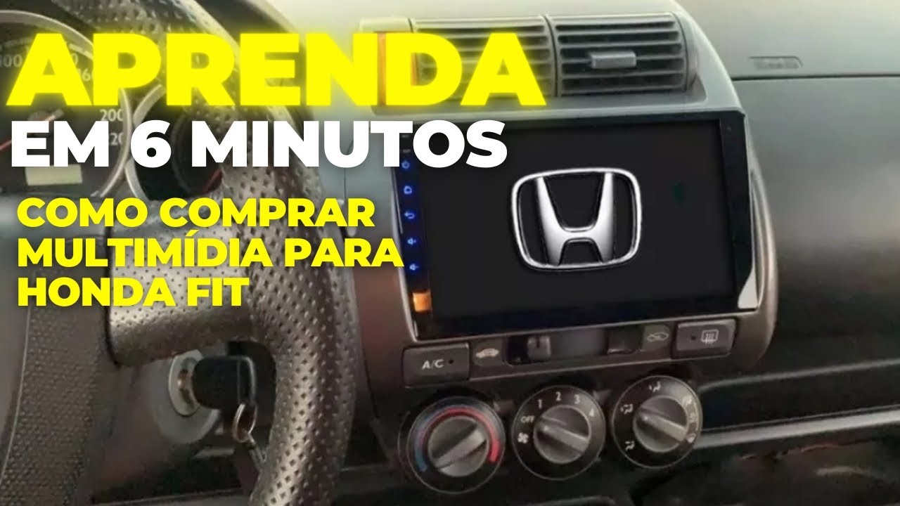 central multimídia Honda Fit