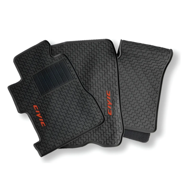 Tapete Interno Latex Civic G8 2007-2011 Preto/vermelho