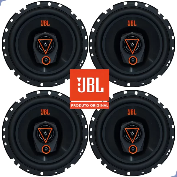 Tipo de alto-falante triaxial JBL 6TRMS80 para carro/caminhonete cor preto 6″